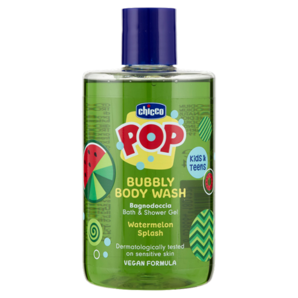 Chicco Pop Bubbly Body Wash Bagnodoccia Watermelon Splash 300 mL