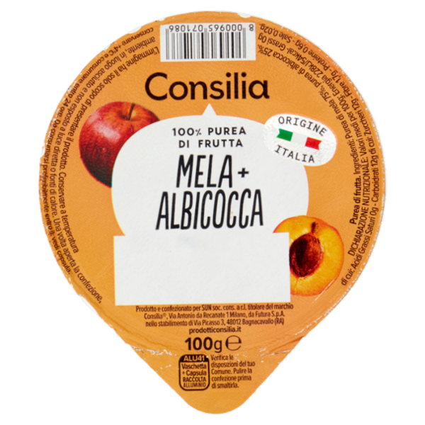 Consilia Polpa di Mela e Albicocca 100 g