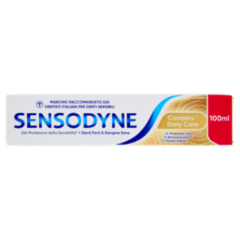 Sensodyne Dentifricio Complex Denti Sensibili, Aiuta a Controllare La Formazione Della Placca,100 Ml