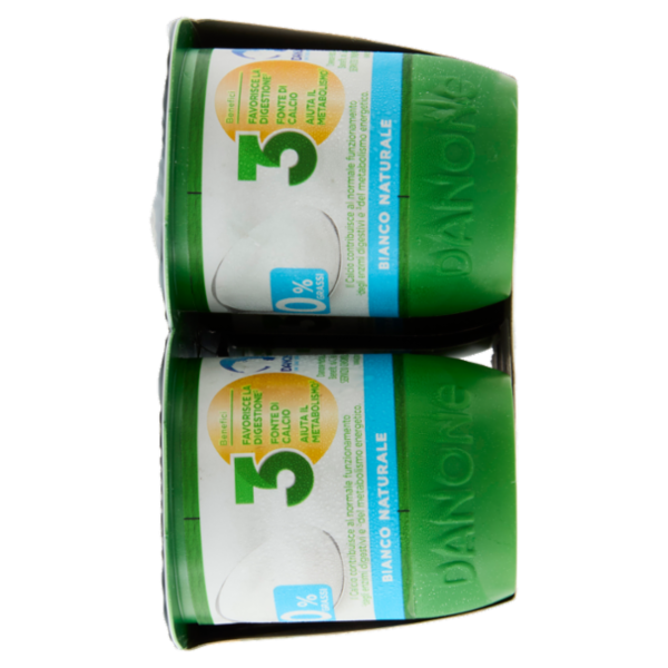 ACTIVIA Yogurt con Probiotico Bifidus, 0% Grassi, Bianco Naturale, 8x125g