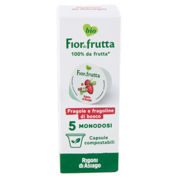 Rigoni di Asiago Fiordifrutta Fragole e fragoline di bosco bio 5 x 20 g
