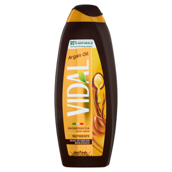Vidal Argan Oil Bagnodoccia Nutriente Olio di Argan Biologico 600 ml