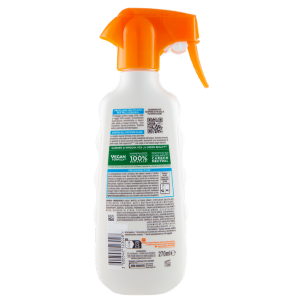 Garnier Ambre Solaire Advanced Sensitive Spray Protettivo Ceramide Protect SPF50+ 270 ml
