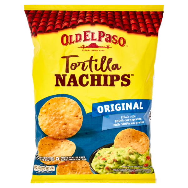Old El Paso Tortilla Nachips Original 185 g
