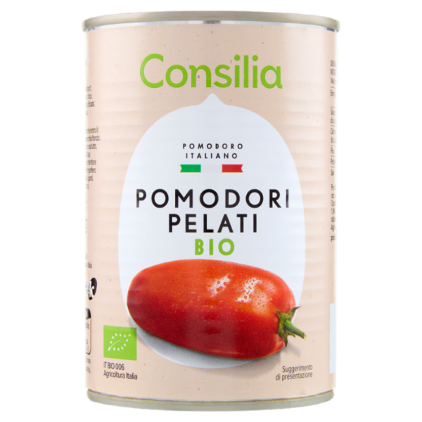 Consilia Scelte dalla Natura Pomodori Pelati Biologici 400 g