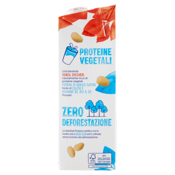 alpro Senza Zuccheri, Bevanda alla Soia 100% vegetale con vitamine B2, B12 e D 1 Litro