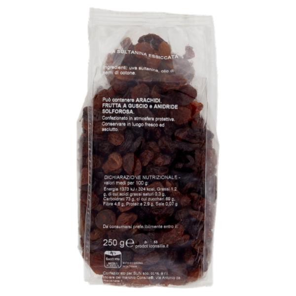 Consilia Uva Sultanina Essiccata 250 g