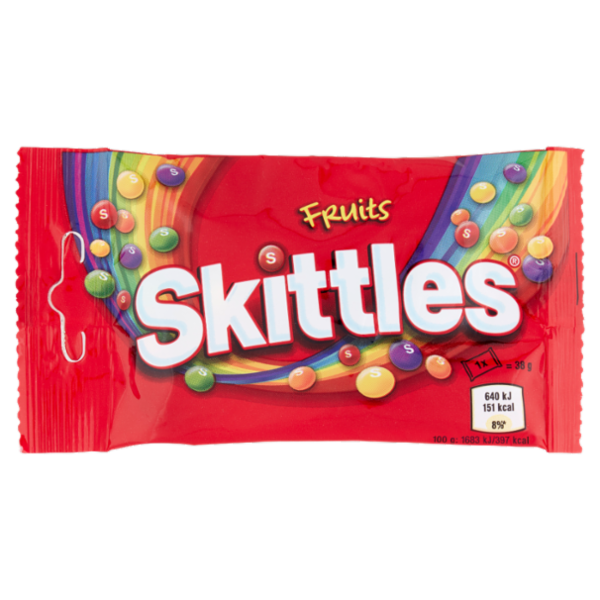 Skittles Fruits Caramelle al gusto Frutta 38g
