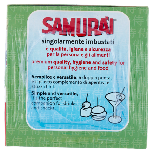 Samurài l'Originale stuzzicadenti singolarmente imbustati 1000 pz