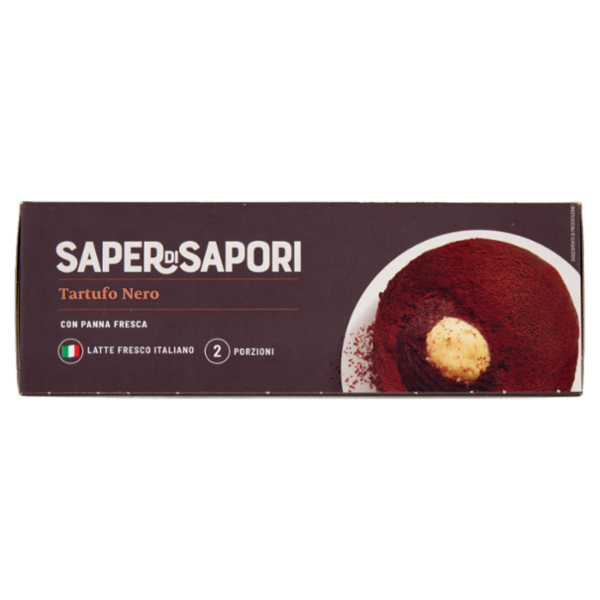 Selex Saper di Sapori 2 Tartufi Neri di Gelato Cioccolato Extra Fondente 2 x 80 g