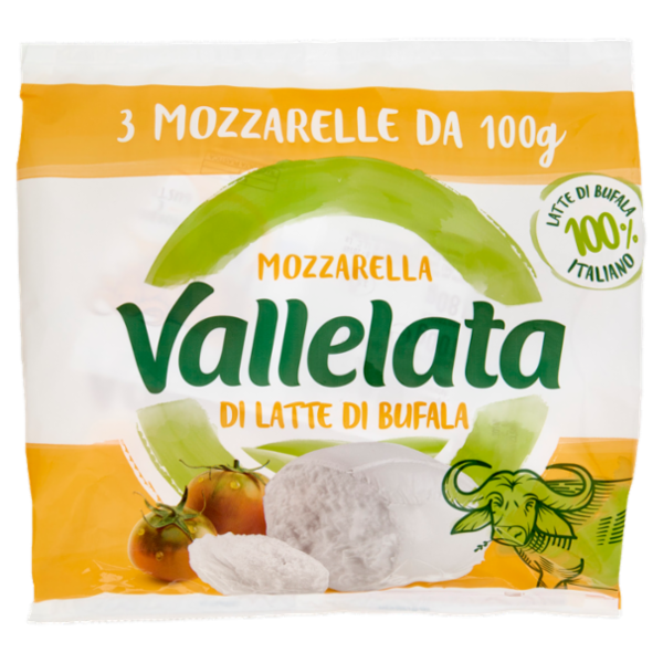 Vallelata Mozzarella di Latte di Bufala 3 x 100 g