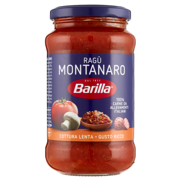 Barilla Sugo Ragù Montanaro con funghi Condimento per Pasta 400g
