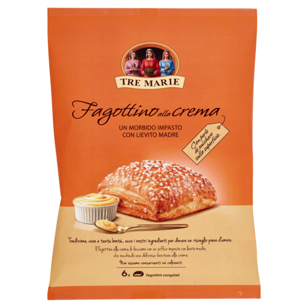 Tre Marie Fagottino alla crema 6 x 73 g