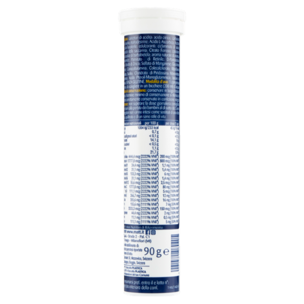 Matt Benessere Vigore Vitamine & Minerali 20 compresse effervescenti 90 g