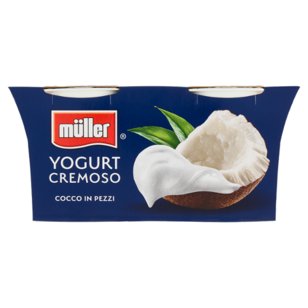 müller Yogurt Cremoso Cocco in Pezzi 2 x 125 g