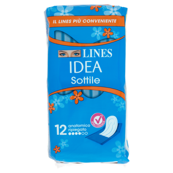 Lines Idea Sottile anatomico ripiegato 12 pz
