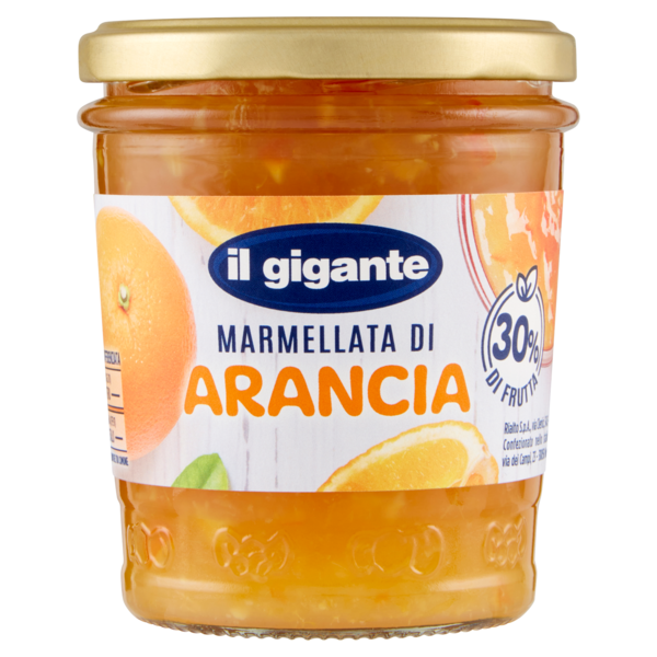 IL GIGANTE Marmellata di Arancia 330 g