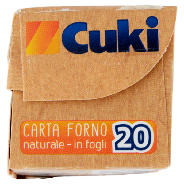 Cuki Cuoce Carta Forno naturale - in fogli 20 fogli 33x38 cm