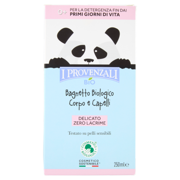 I Provenzali Bio Bagnetto Biologico Corpo e Capelli 250 ml