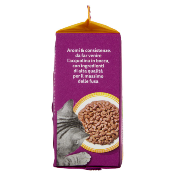 Whiskas Pranzetti Cibo Umido Gatto con Pollo e Tacchino in Salsa 6x50g