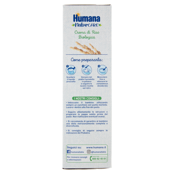 Humana Crema di Riso Biologica 230 g
