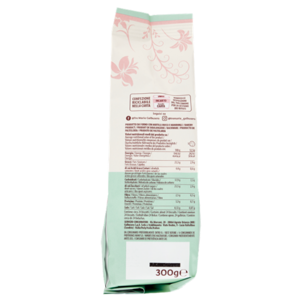 Tre Marie i Morbidi mirtilli rossi e mandorle 300 g