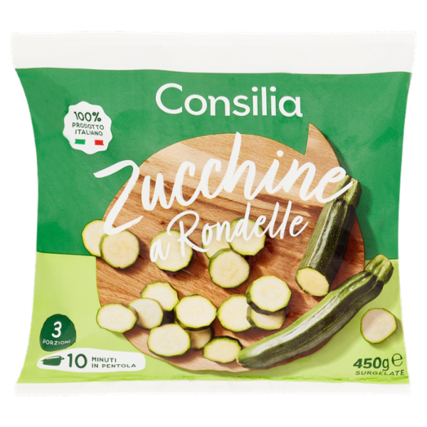 Consilia Zucchine a Rondelle Surgelate 450 g