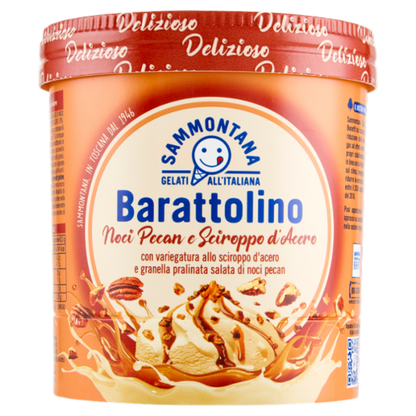 Sammontana Barattolino Delizioso Noci Pecan e Sciroppo d'Acero 500 g