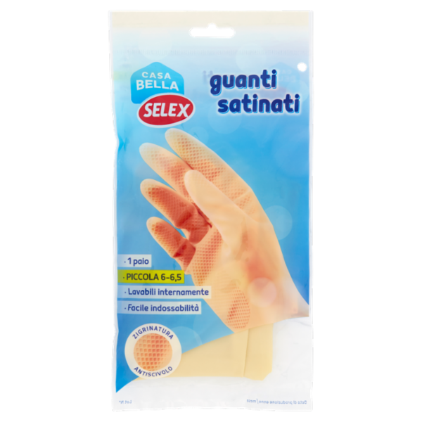 Selex Casa Bella Guanti Satinati Misura Piccola (6-6,5)
