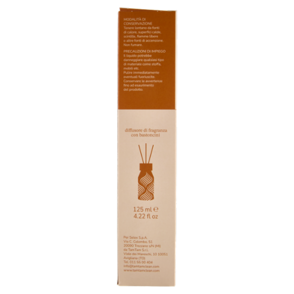 Selex Diffusore di Fragranza con Bastoncini Vaniglia 125 ml