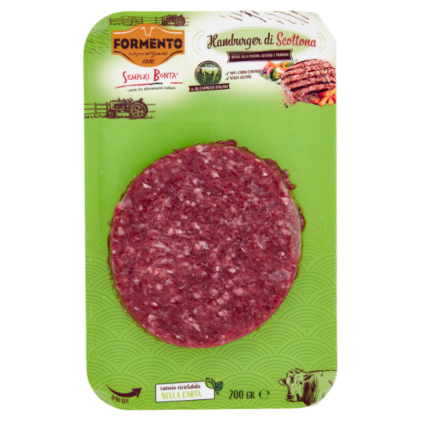 Formento Semplici Bontà Hamburger di Scottona 200 g