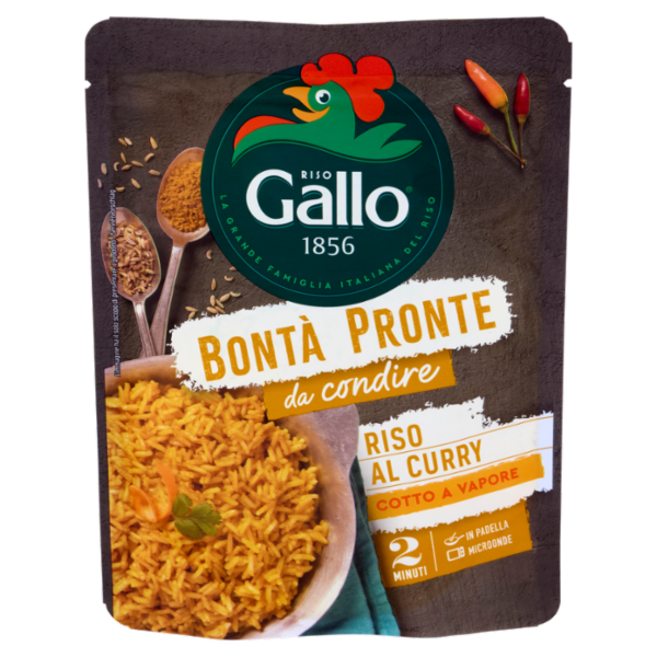 Riso Gallo Bontà Pronte da condire Riso al Curry 250 g