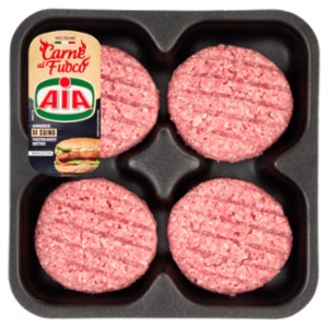 Aia Carne Al Fuoco Hamburger Di Suino 0,600 Kg