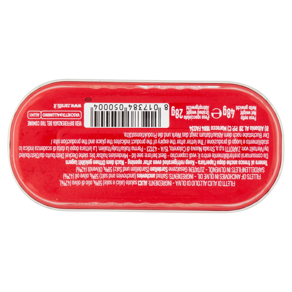 Zarotti Filetti di Alici Classici 48 g