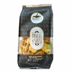 Granai Del Sud Quadrotti Alle Olive Con Olio Extra Vergine Di Oliva 200 G