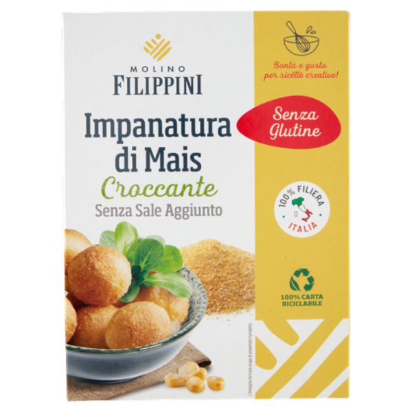 Molino Filippini Impanatura di Mais Croccante 375 g