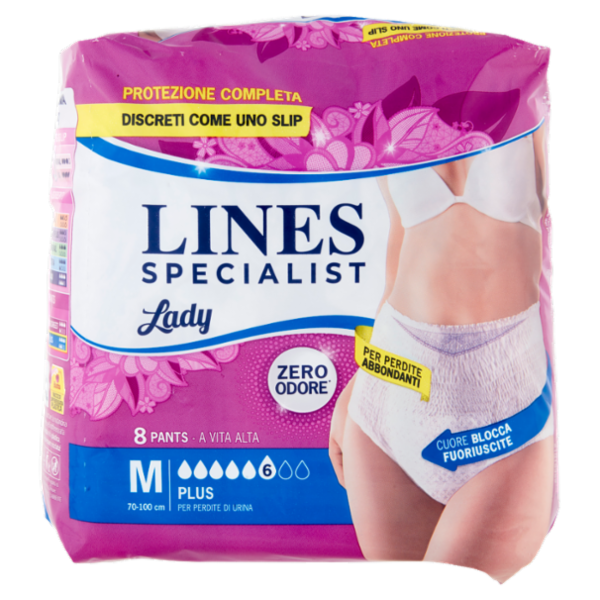 Lines Specialist Lady Pants Plus Tg.M 8 pz