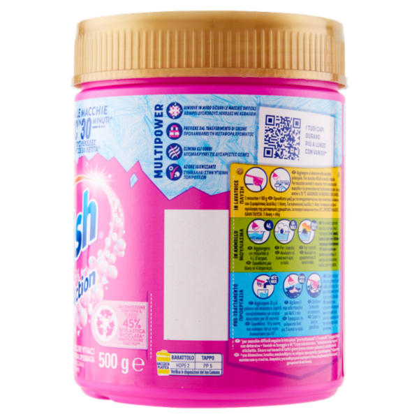 Vanish Oxi Action Multipower Polvere rosa Smacchiatore bucato 500 g