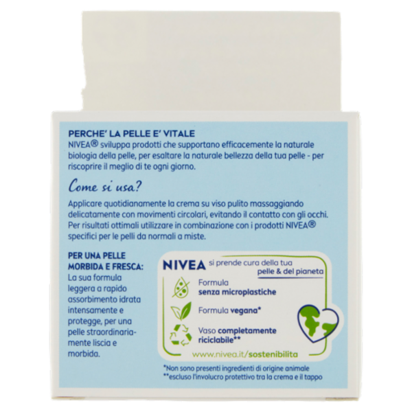 Nivea Crema Giorno Idratante Rinfrescante 24H Idratazione SPF 15 50 ml