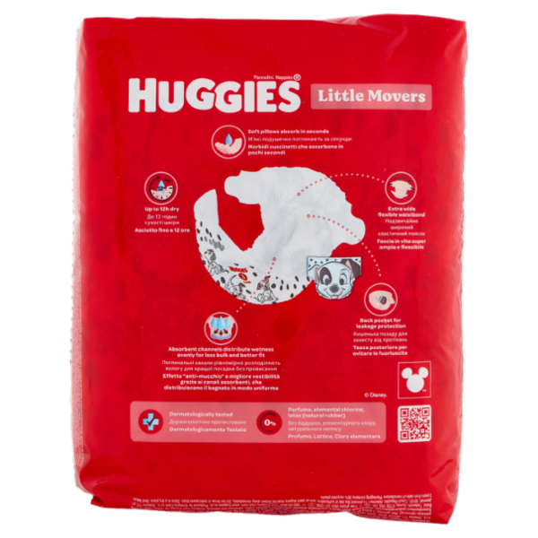 Huggies Little Movers Pannolini 3 4-9 Kg 21 pz