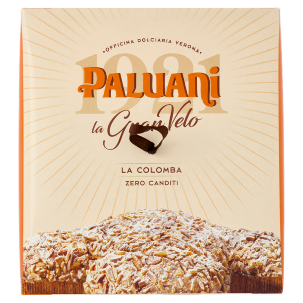 Paluani la Gran Velo la Colomba Zero Canditi 900 g