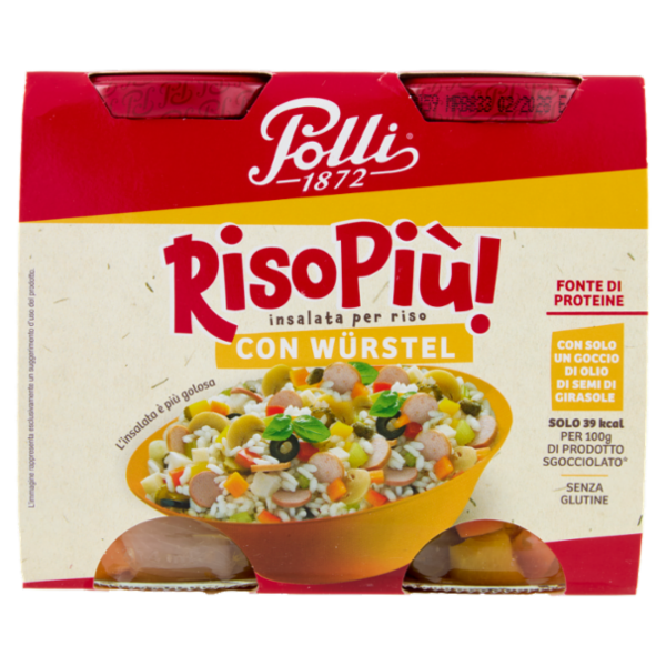 Polli Riso Più! insalata per riso con Würstel 2 x 300 g