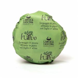 L'antica Cascina Piccola Giara Di Ulivo - Formaggio Di Pecora Stagionato Affinato In Giara Con Foglie D'ulivo