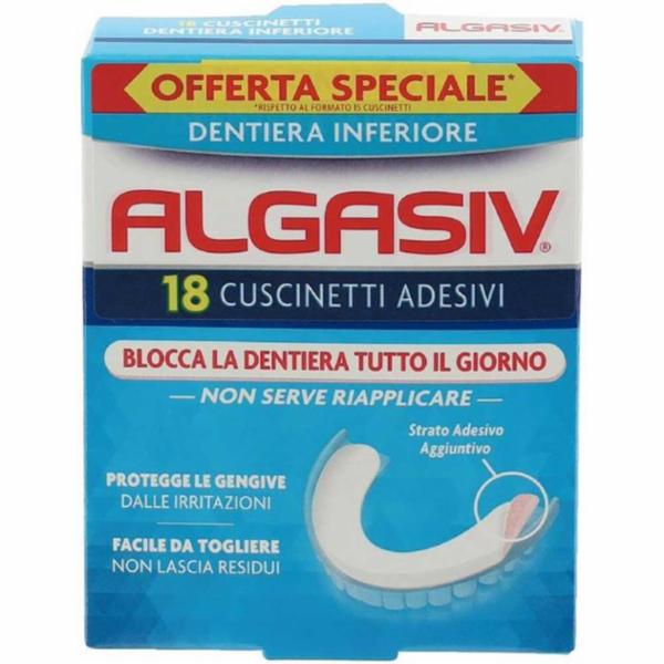 Algasiv Adesivo per Protesi Dentaria Inferiore 1 pz