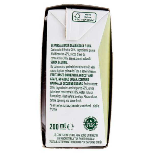 Zuegg Skipper Albicocca Senza zuccheri aggiunti* 3 x 200 ml