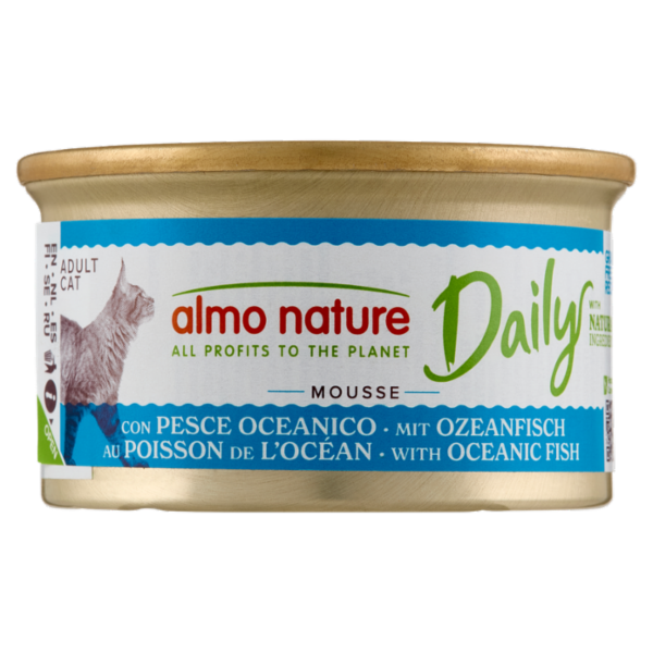 almo nature Daily Adult Cat Mousse con Pesce Oceanico 85 g