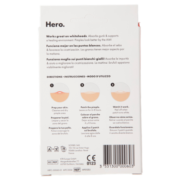 Hero. Mighty Patch the Original Cerotti Idrocolloidali 24 pz