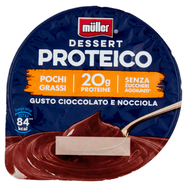 müller Dessert Proteico Gusto Cioccolato e Nocciola 200 g
