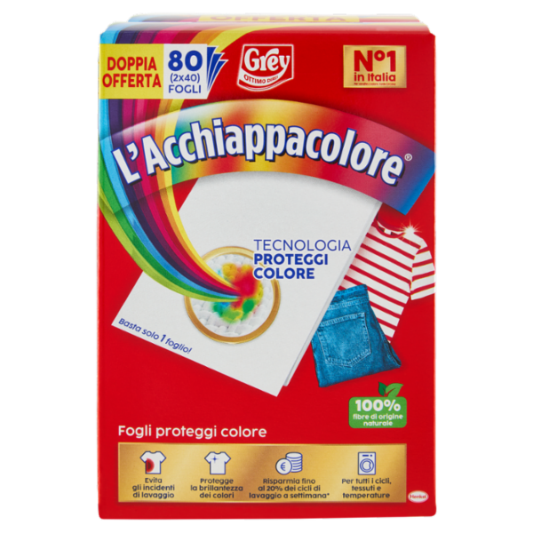 GREY l'Acchiappacolore 2 x 40 Fogli