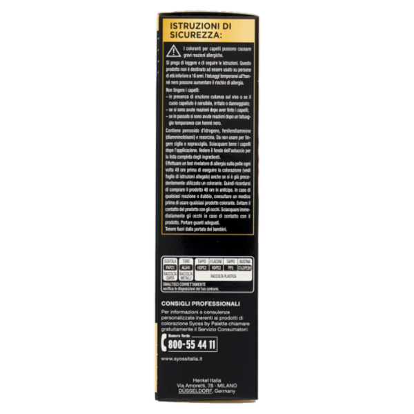 Syoss By Palette oleo intense Castano Nocciola 4-15